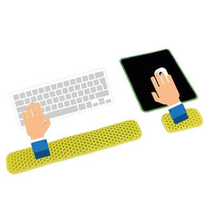 Keyboard Wrist Pad, Mouse Wrist Rest and mouse pad Combo Set